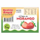 ETIQUETA 40X60/2 PERSON BOPP DURALYTE QUALITY FRUIT POLPA DE MORANGO 1KG -32MTS