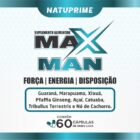ETIQUETA 70X180 PERSON BOPP METALIZADO LAMINADO FOSCO NATUPRIME MAX MAN 60CAP (1000UNI)K