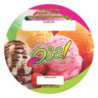 ETIQUETA 125MM DE DIAMETRO/COUCHE ADES/OBA SORVETERIA-32MTS
