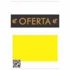 ETIQUETA 110X150/1 PAPEL CARTAO CARONE OFERTA COM TARJA AMARELA QR COD-80MTS