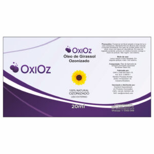 ETIQUETA 80x42/1 PERSON BOPP METALIZADO OZONTECK OLEO DE GIRASSOL OXIOZ 20ML - 45MTS