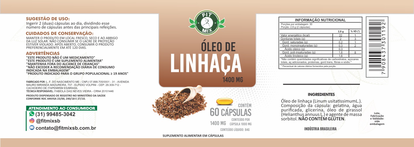ETIQUETA 65X182 PERSON BOPP METALIZADO FITMIX OLEO DE LINHAÇA 60CAPS(500UNID)K