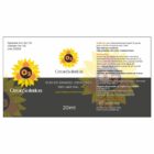 ETIQUETA 80x42/1 PERSON BOPP METALIZADO OZONTECK OLEO DE GIRASSOL OZONSOLUTION 20ML - 45MTS
