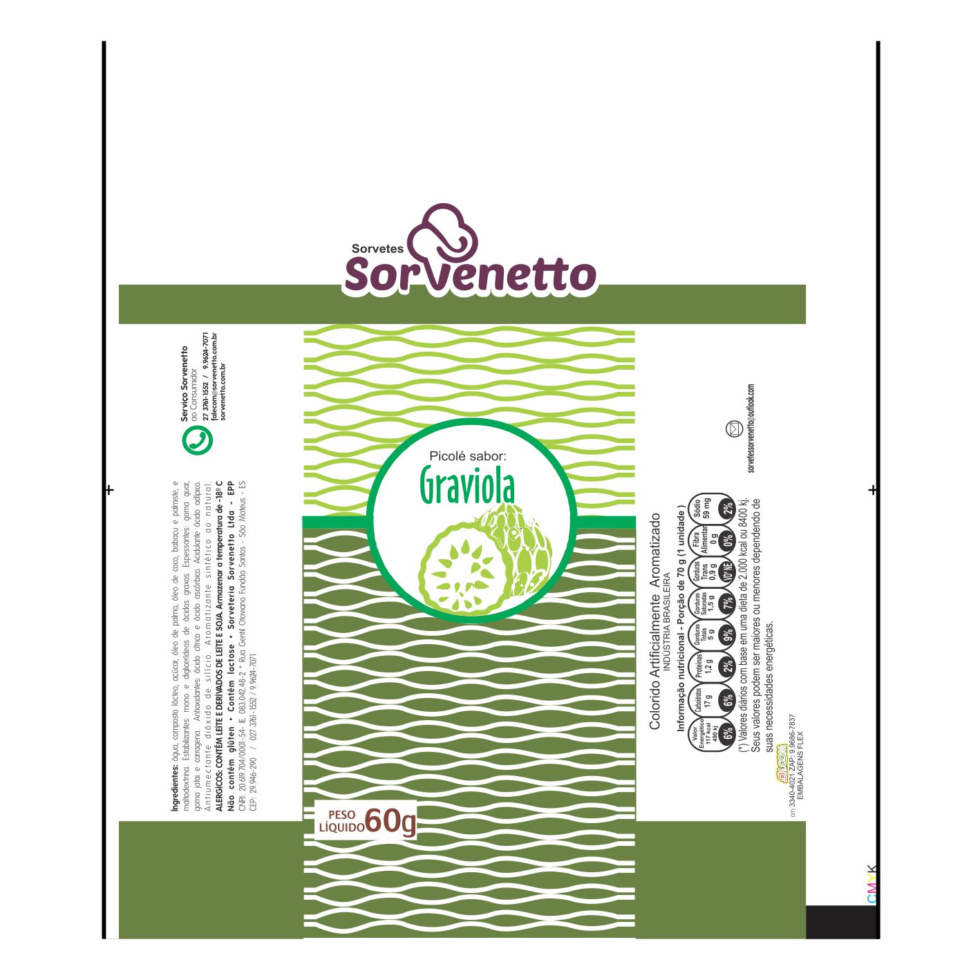 BOBINA BOPP LEITOSO PICOLÉ 6KG - SORVENETTO GRAVIOLA BOBINA BOPP LEITOSO PICOLÉ 6KG - SORVENETTO GRAVIOLA