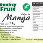 ETIQUETA 40X60/2 PERSON BOPP DURALYTE QUALITY FRUIT POLPA DE MANGA 1KG 63MTS