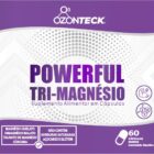 ETIQUETA 65X182 PERSON BOPP METALIZADO OZONTECK POWERFUL TRIMAGNESIO 60CAP (500UNID)K
