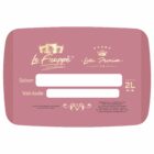 ETIQUETA 91X136/1 BOPP DURALYTE LE FRAPPE SORVETE PREMIUM -35,25MTS
