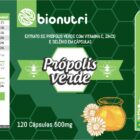 ETIQUETA 70X180 PERSON BOPP METALIZADO BIONUTRI PROPOLIS VERDE 120 CAPS (500UNI)K