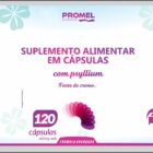 ETIQUETA 70X180 PERSON BOPP METALIZADO LAMINADO FOSCO SUPLEMENTO ALIMENTAR EM CAPSULAS PSYLLIUM PROMEL 120CAP (1000UNI)K