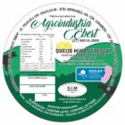 ETIQUETA 80MM DE DIAMETRO BOPP DURALYTE AGROINDUSTRIA EBERT QUEIJO FRESCAL (500UNID)K