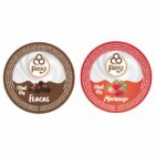 ETIQUETA 42MM DE DIAMETRO COUCHE FERRY SUNDAE FLOCOS E MORANGO - 47MTS
