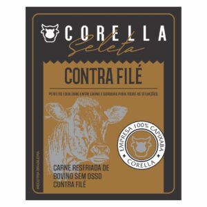 ETIQUETA 100X80 PERSON BOPP METALIZADO LAMINADO FOSCO SELETA CONTRA FILÉ CORELLA (1.000UNI)