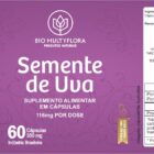 ROTULO 70X180 PERSON BOPP METALIZADO BIOMULTYFLORA SEMENTE DE UVA 60CAPS 350MG ANVISA (1000UNI)K