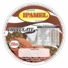 ETIQUETA 70MM DE DIAMETRO PERSONALIZADA/SORVETES IPAMEL.CHOCOLATE-32MTS