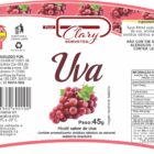 BOBINA BOPP LEITOSO PICOLE 6KG CLARY UVA FRUTA