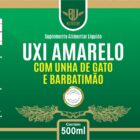 ETIQUETA 93X226 PERSON BOPP METALIZADO BV NUTRITION UXI AMARELO COM UNHA DE GATO E BARBATIMAO 500ML (500UNI)K