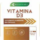 ETIQUETA 70X180 PERSON BOPP METALIZADO BIONUTRI ECOMEV VITAMINA D3 120CAPS (500UNID)K