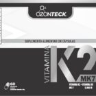ETIQUETA 65X182 PERSON BOPP METALIZADO OZONTECK VITAMINA K2 60CAP (500UNID)K