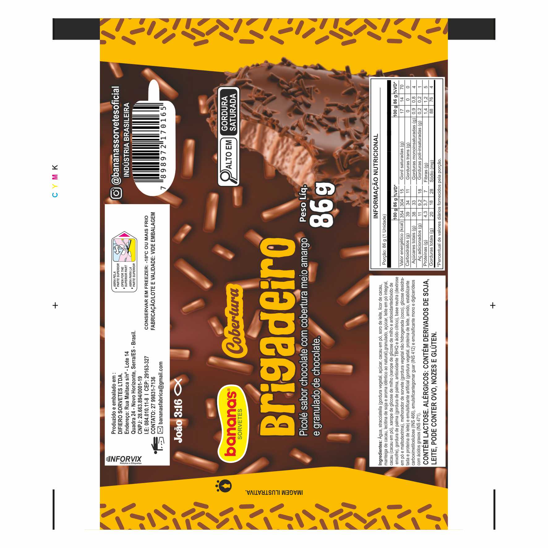 BOBINA BOPP METALIZADO PICOLE BANANAS SORVETES BRIGADEIRO BOBINA BOPP METALIZADO PICOLE BANANAS SORVETES BRIGADEIRO