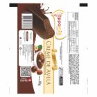BOBINA BOPP METALIZADO 30 MICRAS COM LAMINADO PICOLE 6KG OPPAMILK CREME DE AVELÃ