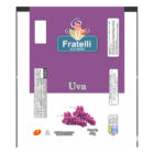 BOBINA BOPP LEITOSO PICOLE 6KG - FRATELLI UVA