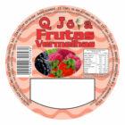 ETIQUETA 110X227/1 PERSONALIZADA/COUCHE ADES/IOGO + FRUTAS VERMELHAS -80MTS