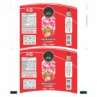 BOBINA BOPP LEITOSO PICOLE 6KG LOST ICE GELAO MORANGO