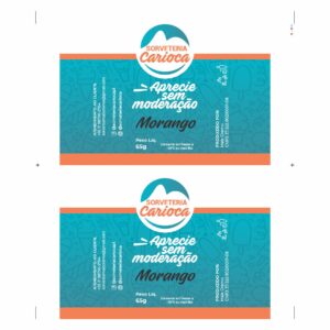 BOBINA BOPP TRANSPARENTE PICOLÉ 6KG SORVETERIA CARIOCA MORANGO
