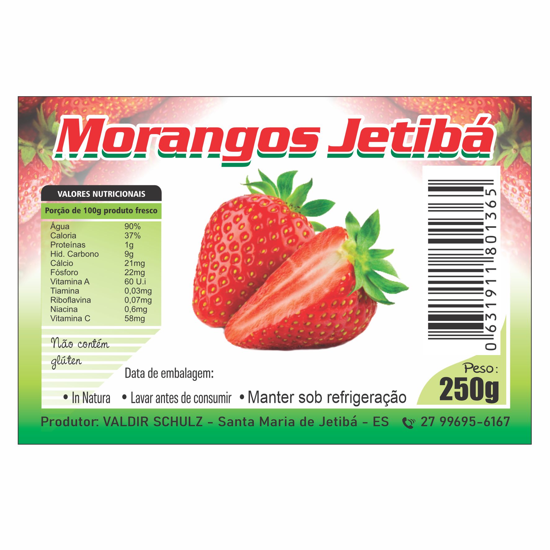 ETIQUETA 40X60/2 PERSON COUCHE ADES MORANGOS JETIBA 250G-78,75MTS