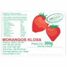 ETIQUETA 35X50/2 PERSONALIZADA/COUCHE ADESIVA/MORANGOS KLOSS-53MTS