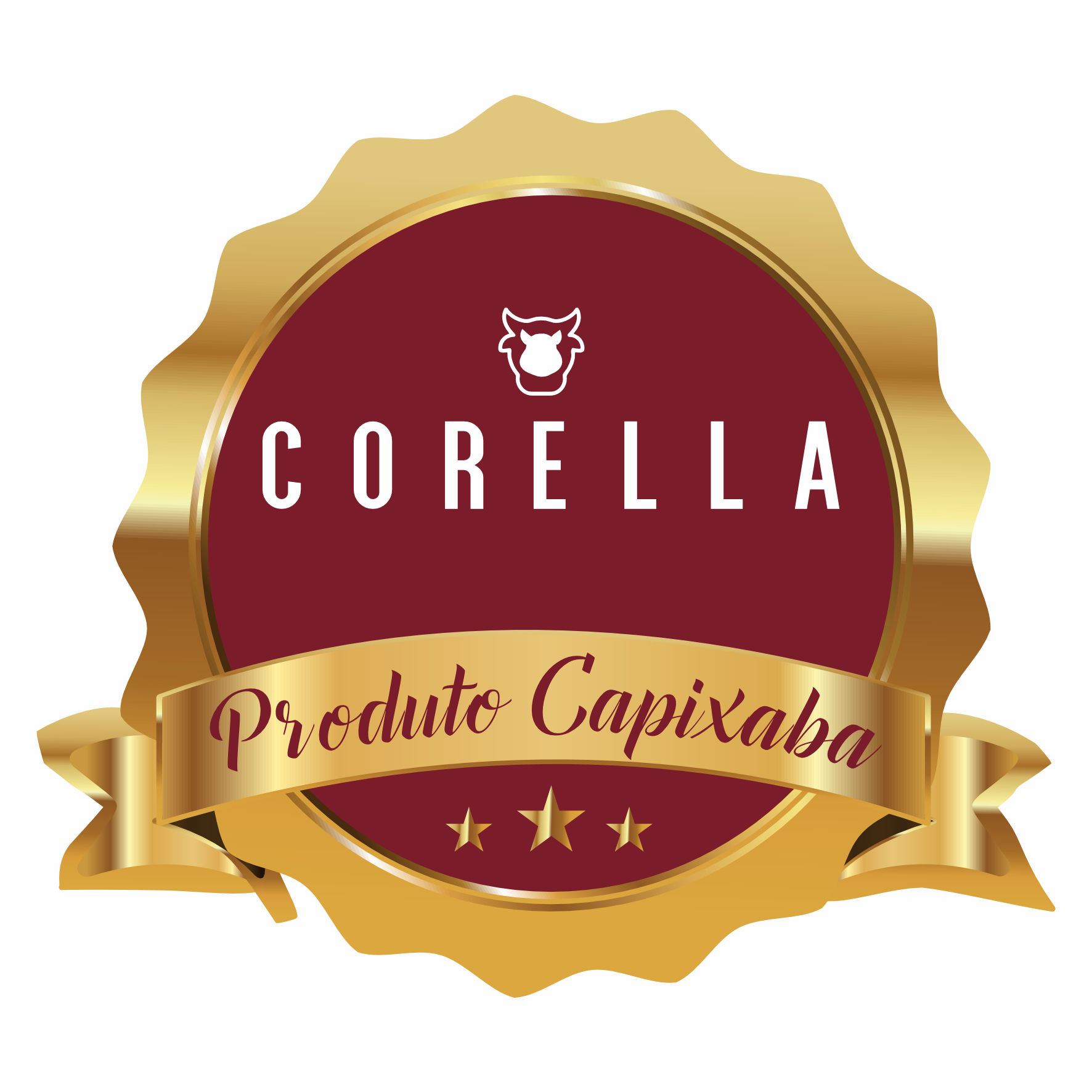 ETIQUETA 47X41 PERSON BOPP METALIZADO SELO CORELLA PRODUTO CAPIXABA(1.000UNI)