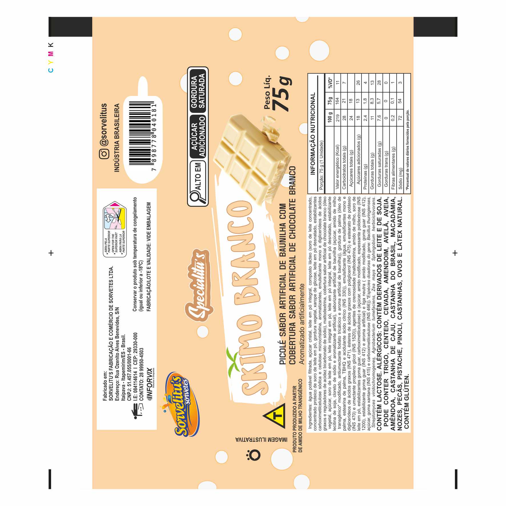 BOBINA BOPP LEITOSO PICOLÉ 6KG SORVELITUS SKIMO BRANCO BOBINA BOPP LEITOSO PICOLÉ 6KG SORVELITUS SKIMO BRANCO